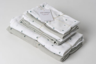 Nuschi mit Herzchen in Petrol