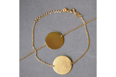 Paillette Armkettchen, vergoldet